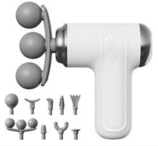 SN990 Triple Head Massage Gun Pro+ Mini – Portable Percussion Massage Gun